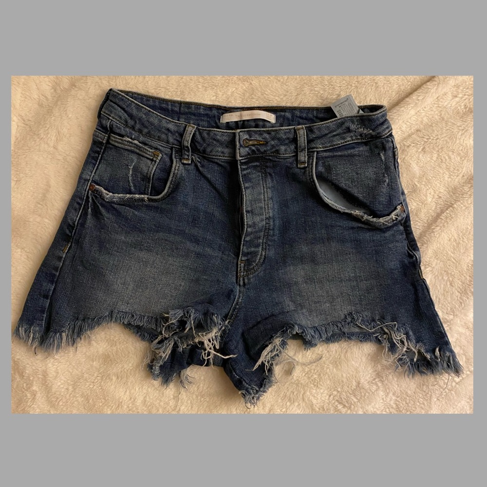 ZARA BLUE DENIM SHORTS